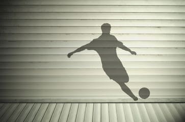 ombre joueur de foot